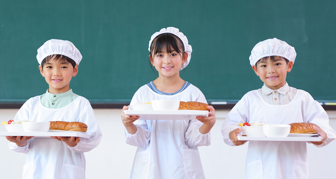 子どもたちへの給食提供イメージ