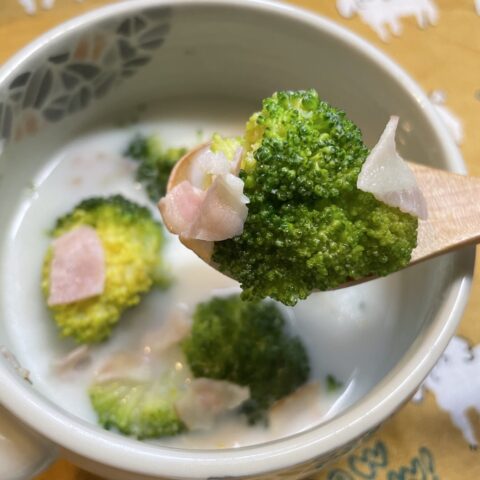 我が家の朝スープ（2～3人分）