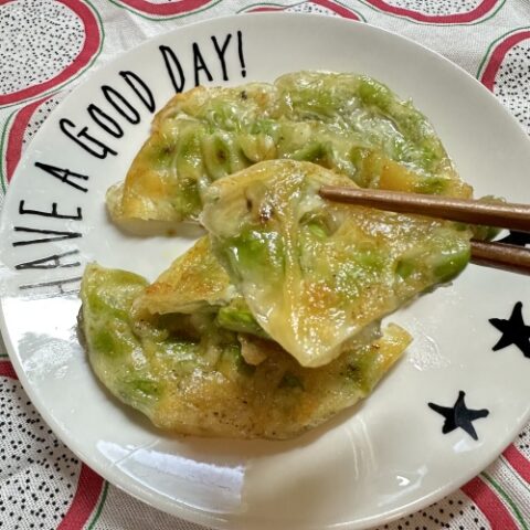 枝豆いっぱいのチーズおつまみ