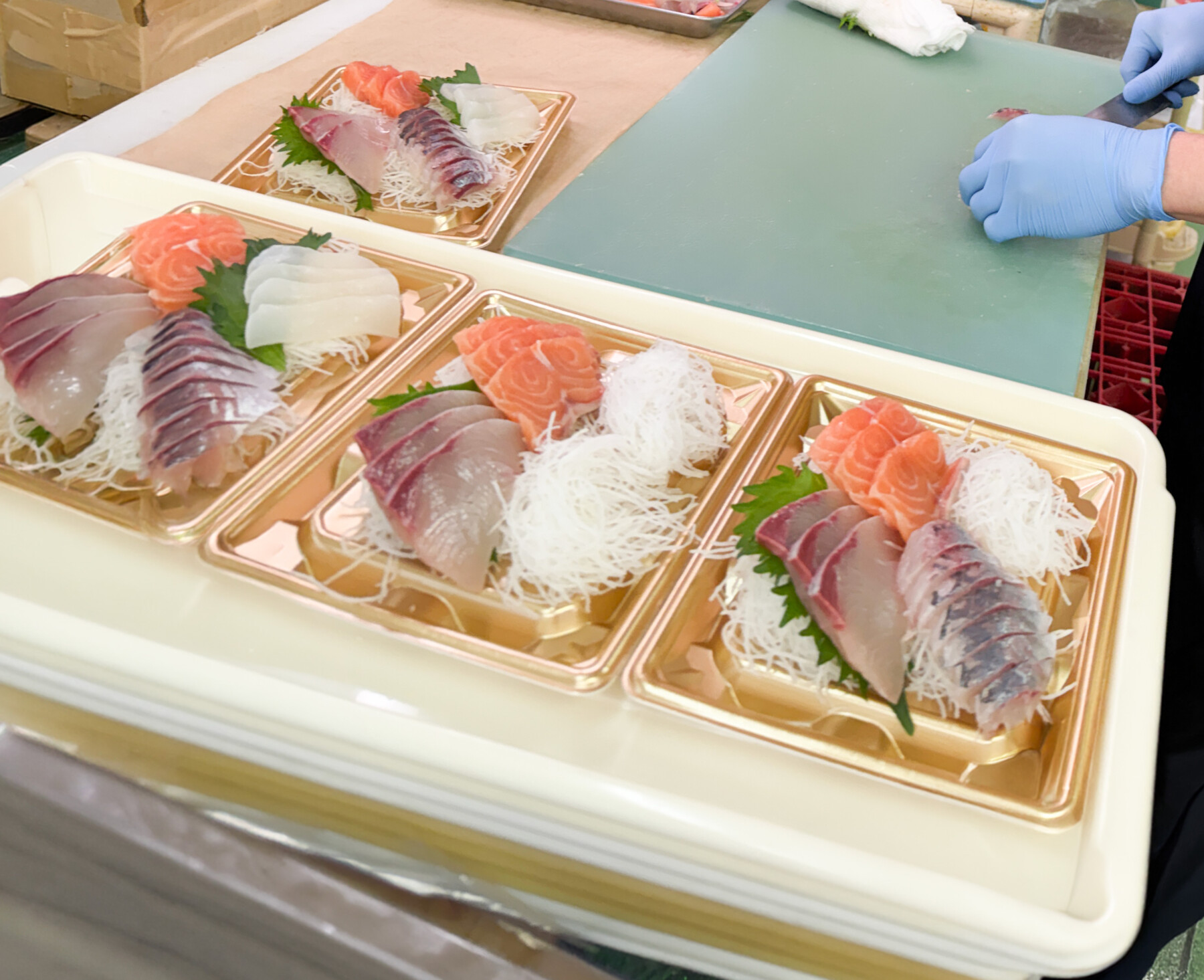 まつばやのお刺身3点盛・4点盛