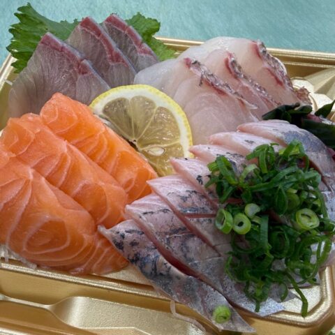 まつばやのお刺身3点盛・4点盛