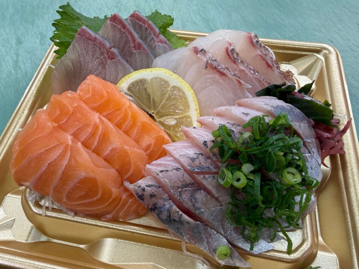 まつばやのお刺身3点盛・4点盛