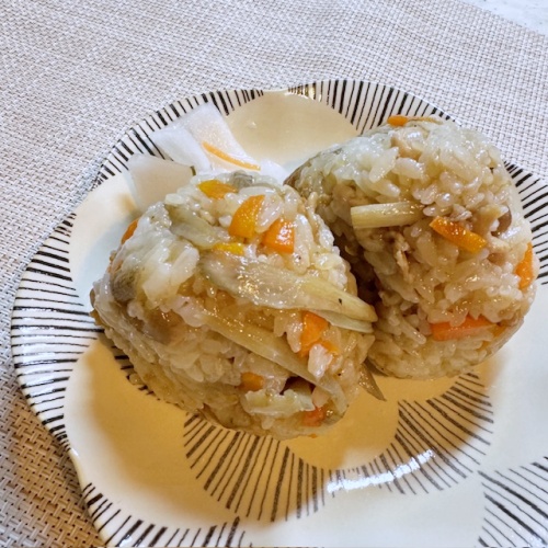 豚ごぼうおにぎり（4人分）